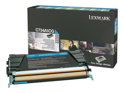 Lexmark - Cyan - original - toner cartridge LCCP, LRP 
