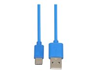 iBOX USB 2.0 USB Type-C kabel 1m Blå