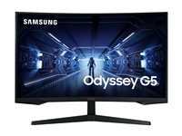 Samsung Odyssey G5 S27CG510EU 27' 2560 x 1440 (2K) HDMI DisplayPort 165Hz Pivot Skærm