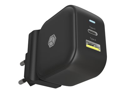 Steckerladegerät IcyBox für USB Power Delivery 2 Ports retail - IB-PS106-PD