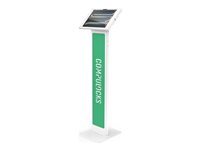 Compulocks iPad Pro M4 13" (2024), Apex Enclosure Brandable Floor Stand enclosure - for tablet - brandable - white