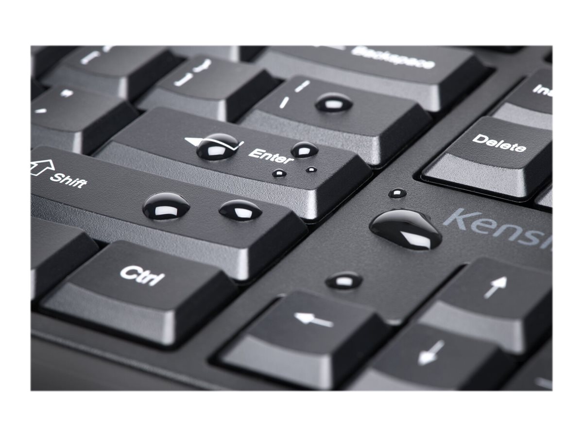 KENSINGTON Pro Fit Ergo Keyboard Wireless - Black (FR)