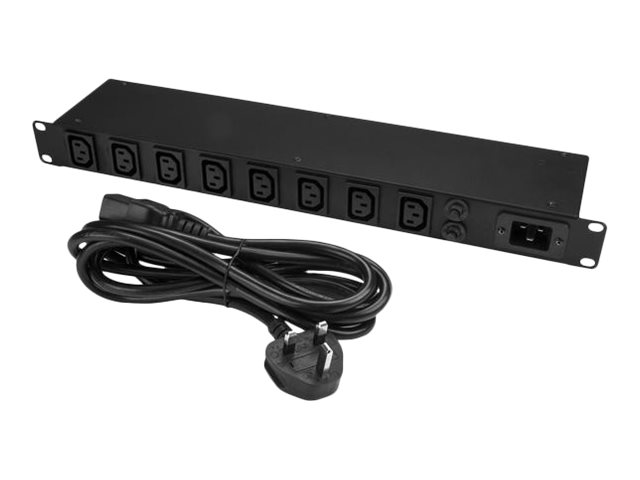StarTech 8-Port Rack-Mount PDU with C13 Outlets - 