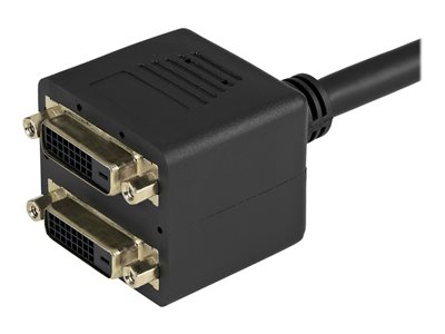 StarTech.com 1 ft DVI-D to 2x DVI-D Digital Video Splitter Cable - M/F (DVISPL1DD)