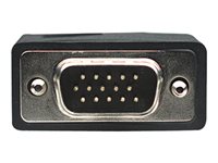 Manhattan VGA Monitor Cable (with Ferrite Cores), 10m, Black, Male to Male, HD15, Cable of higher SVGA Specification (fully compatible), Shielding with Ferrite Cores helps minimise EMI interference for improved video transmission, Lifetime Warranty, Polybag - VGA cable - HD-15 (VGA) to HD-15 (VGA) - 10 m