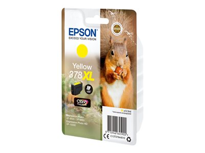 EPSON 4LB 378XL Yellow Ink Cartridge w/s