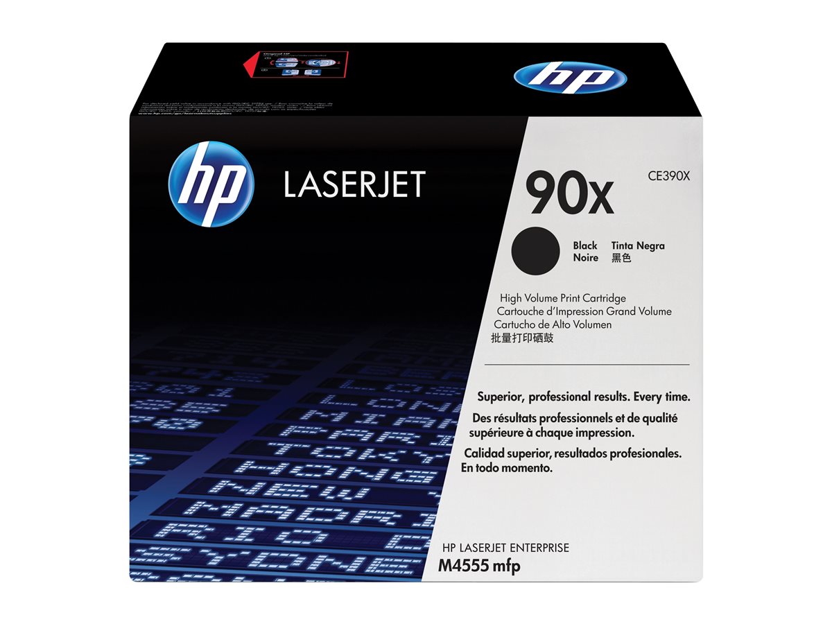 HP 90X - Vysoká výtěžnost - černá - originální - LaserJet - kazeta s barvivem (CE390X) – foto 2