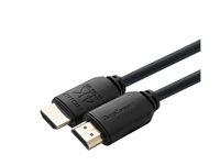MicroConnect HDMI han lige -> HDMI han lige 3 m Sort