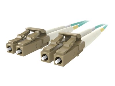 Belkin 5M Fiber Optic Cable; 10GB Aqua Multimode LC/LC Duplex, 50/125 OM3