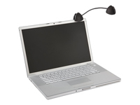 Kensington Flex Clip Copyholder Black 62081. Flexible gooseneck for easy positioning that suits you. Clips onto laptops and TFT or CRT monitors. Compact and portable. Holds documents in both portrait or landscape orientation.