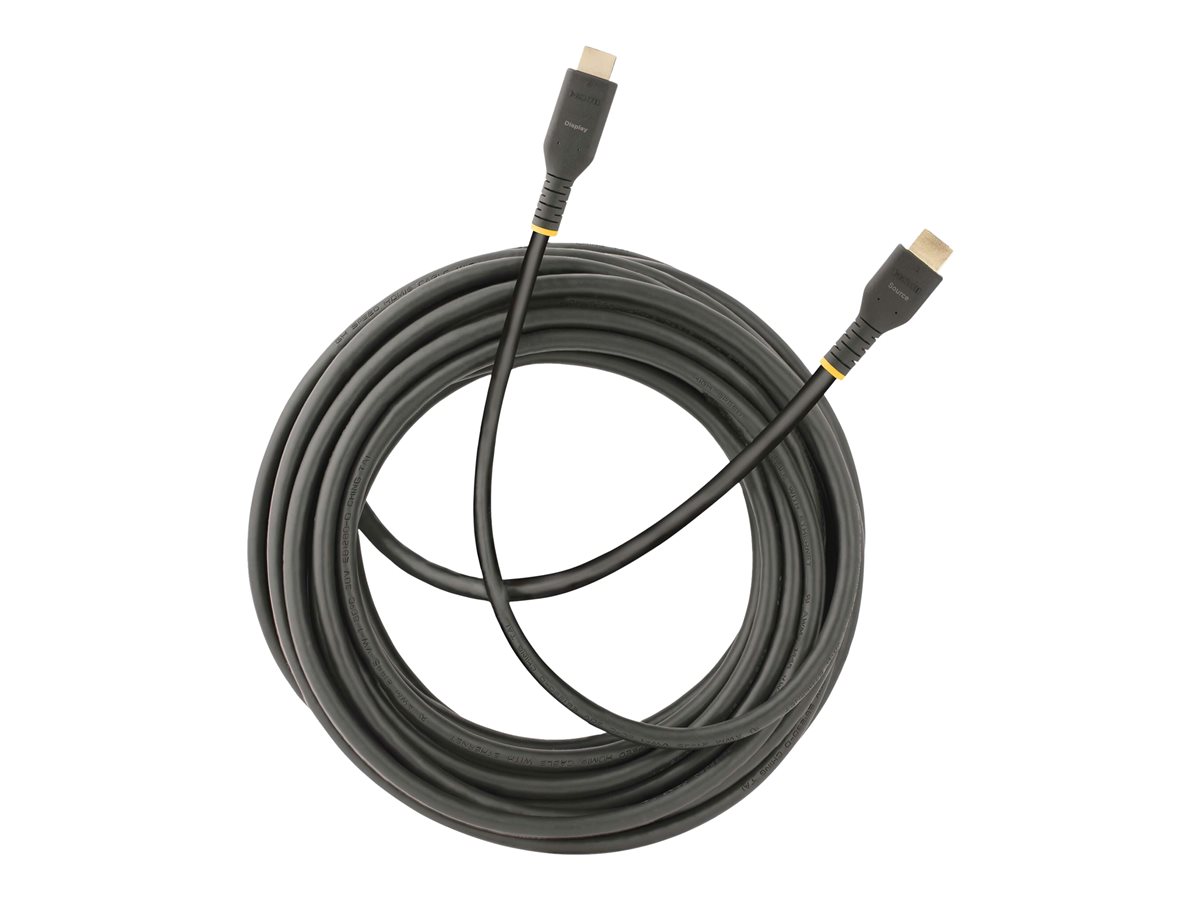 StarTech.com 30ft (10m) Active HDMI Cable w/ Ethernet - HDMI 2.0 4K 60Hz UHD - Rugged HDMI Cord w/ Aramid Fiber - Durable High Speed HDMI Cable - Heavy-Duty HDMI 2.0 Cable - kabel HDMI s ethernetem - 10 m – foto 2