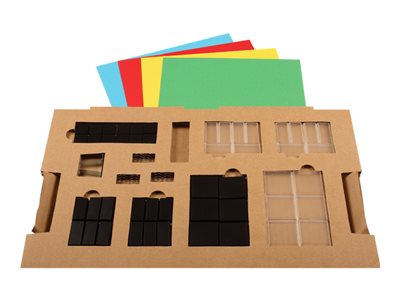BLACK SPOS ACCESSORY KIT INCLUDING 1X2 AND 2X2 LENSES & KEYBODIES, COLORED PAPER