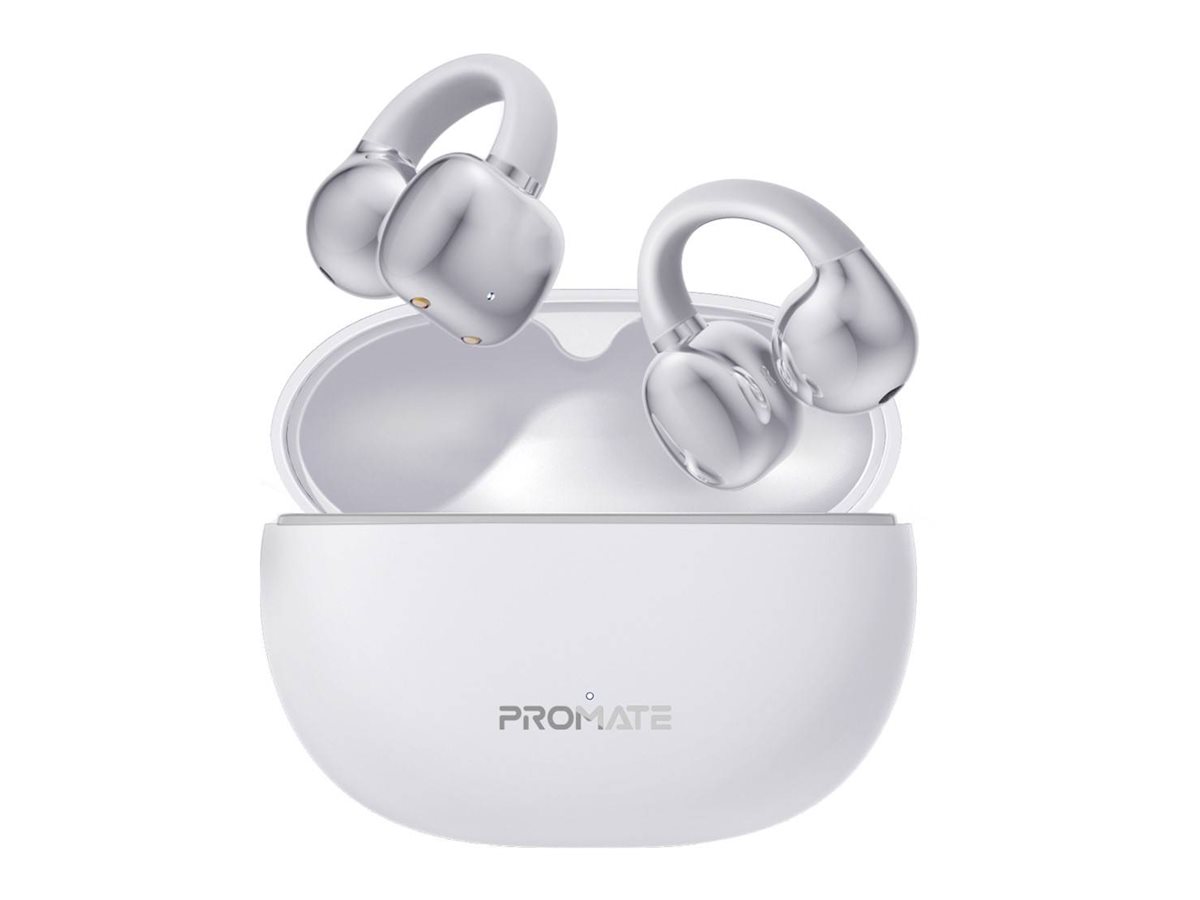Promate AirClip true wireless earphones with Product shot Front 79800