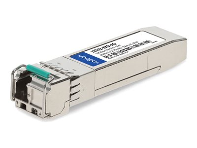 AddOn - SFP+ transceiver module (equivalent to: Extreme Networks 10GB-BX40-D)