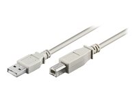 goobay USB 2.0 USB-kabel 5m Grå