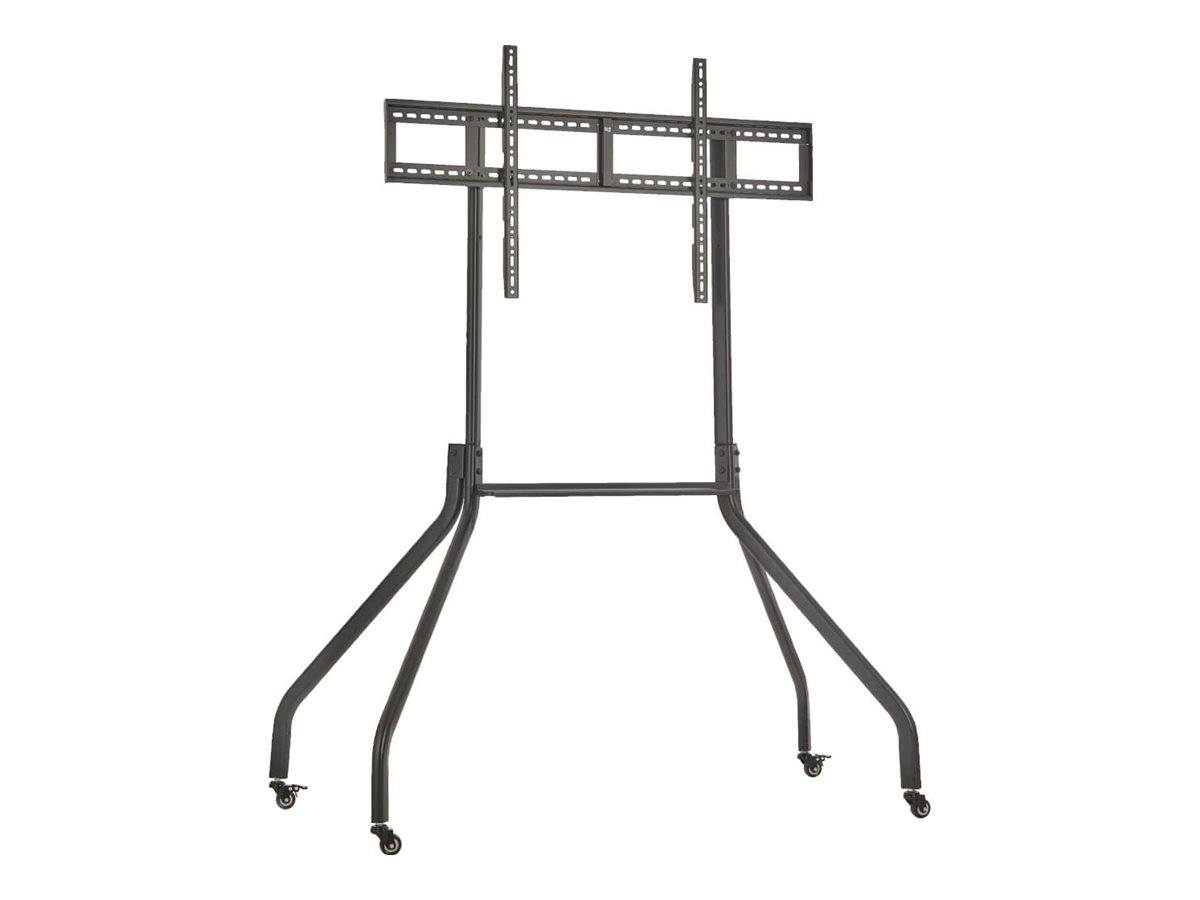 Eaton Tripp Lite Series Rolling TV Cart for 55" to 85" Displays, Wide Legs, Locking Casters