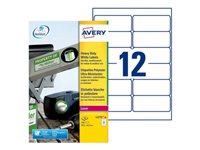 Avery Heavy Duty Laser Labels Etiketter 99.1 x 42.3 mm 240etikette(r)