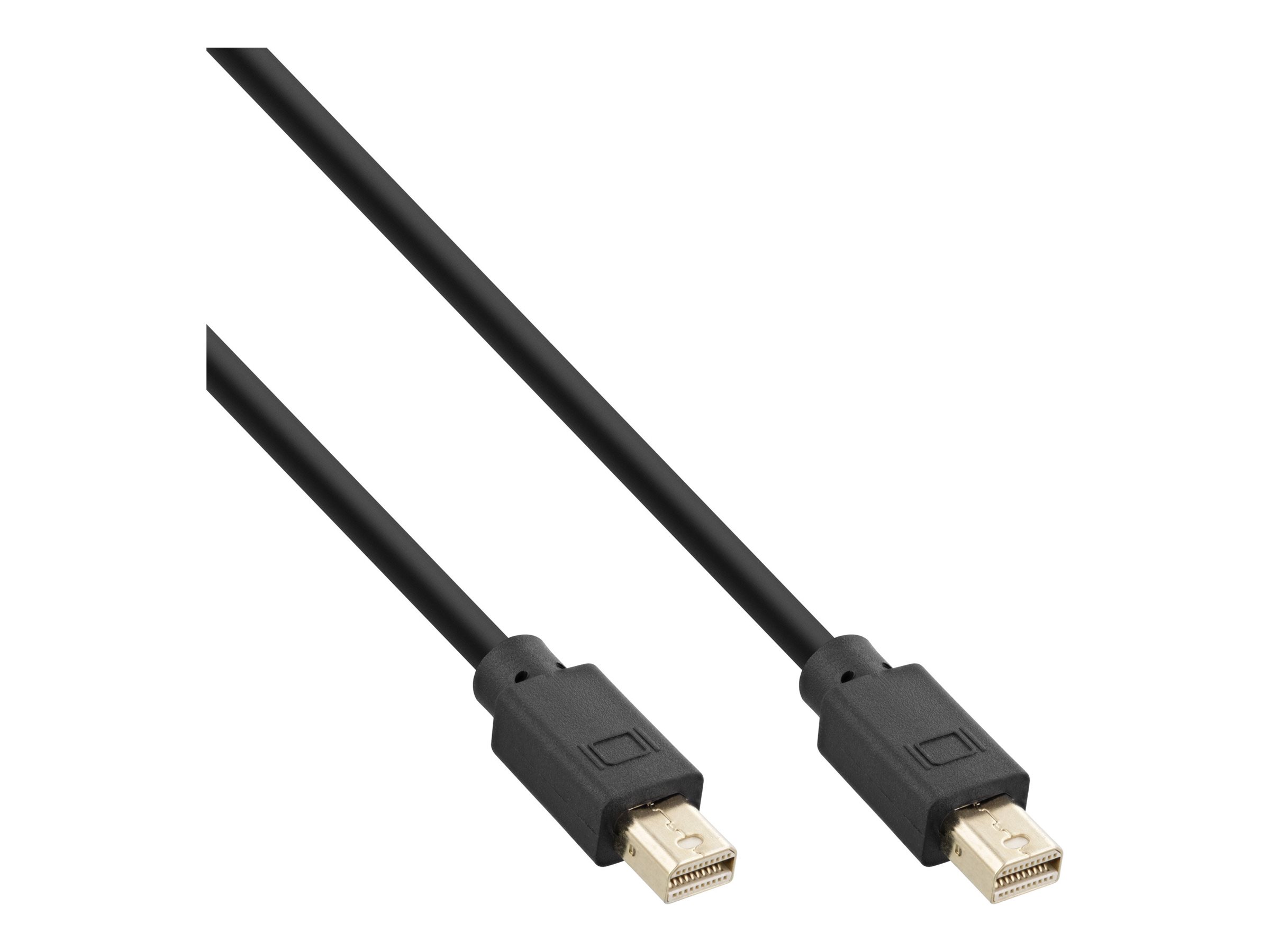 InLine Mini DisplayPort 1.4 Kabel 1 m Schwarz, Gold