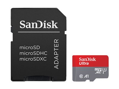 SanDisk Ultra - Flash memory card (microSDHC to SD adapter included)
