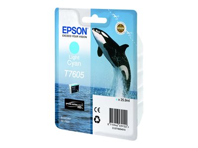 EPSON Tinte T7605 Light Cyan - C13T76054010