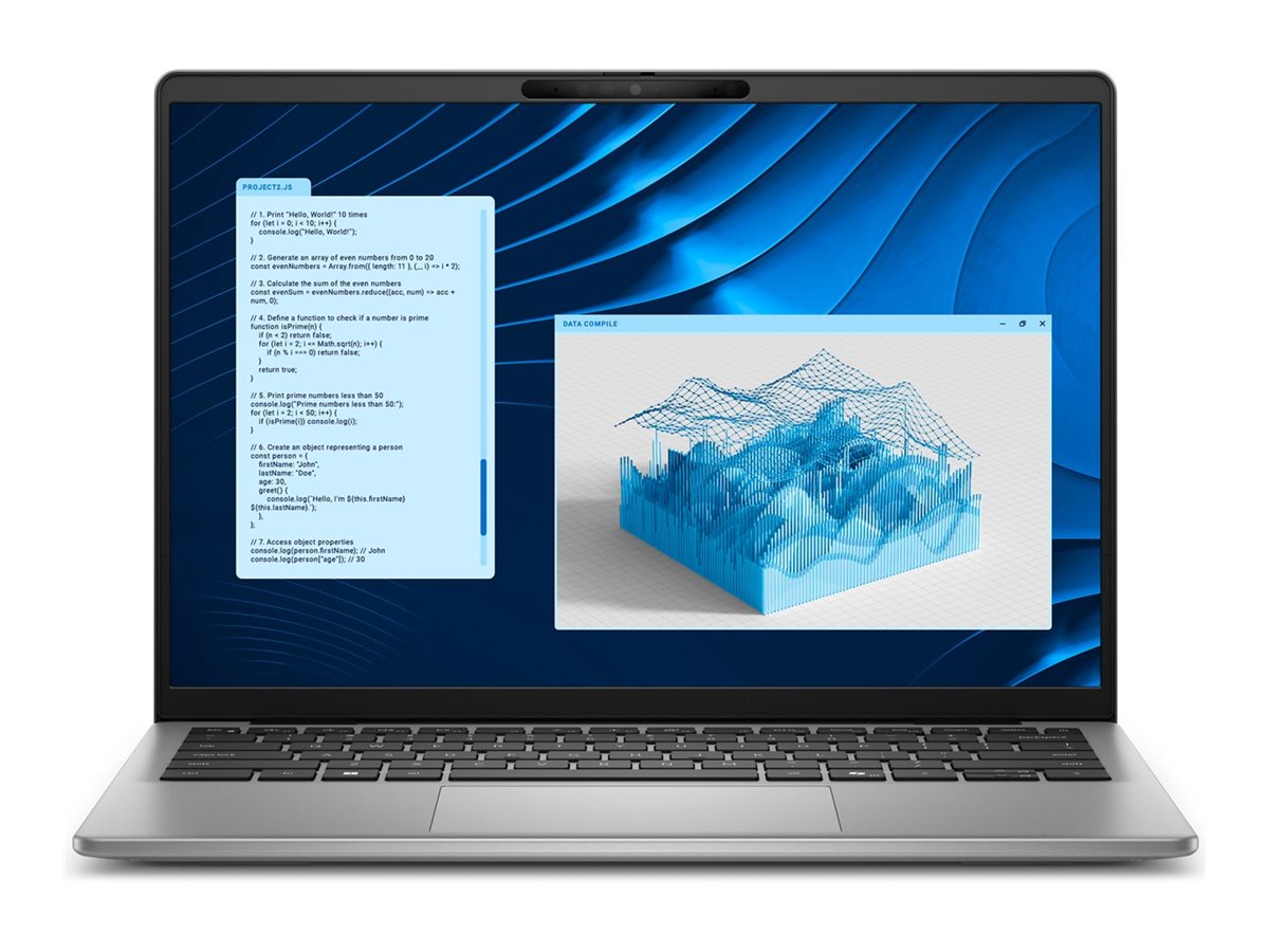 Dell Latitude 5455 Copilot+ PC 14 Qualcomm Snapdragon X Plus X1P-42-100 16 GB RAM 512 Product shot Right side 77950