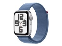 Apple Watch SE (GPS) 44 mm Blå Sølv Smart ur