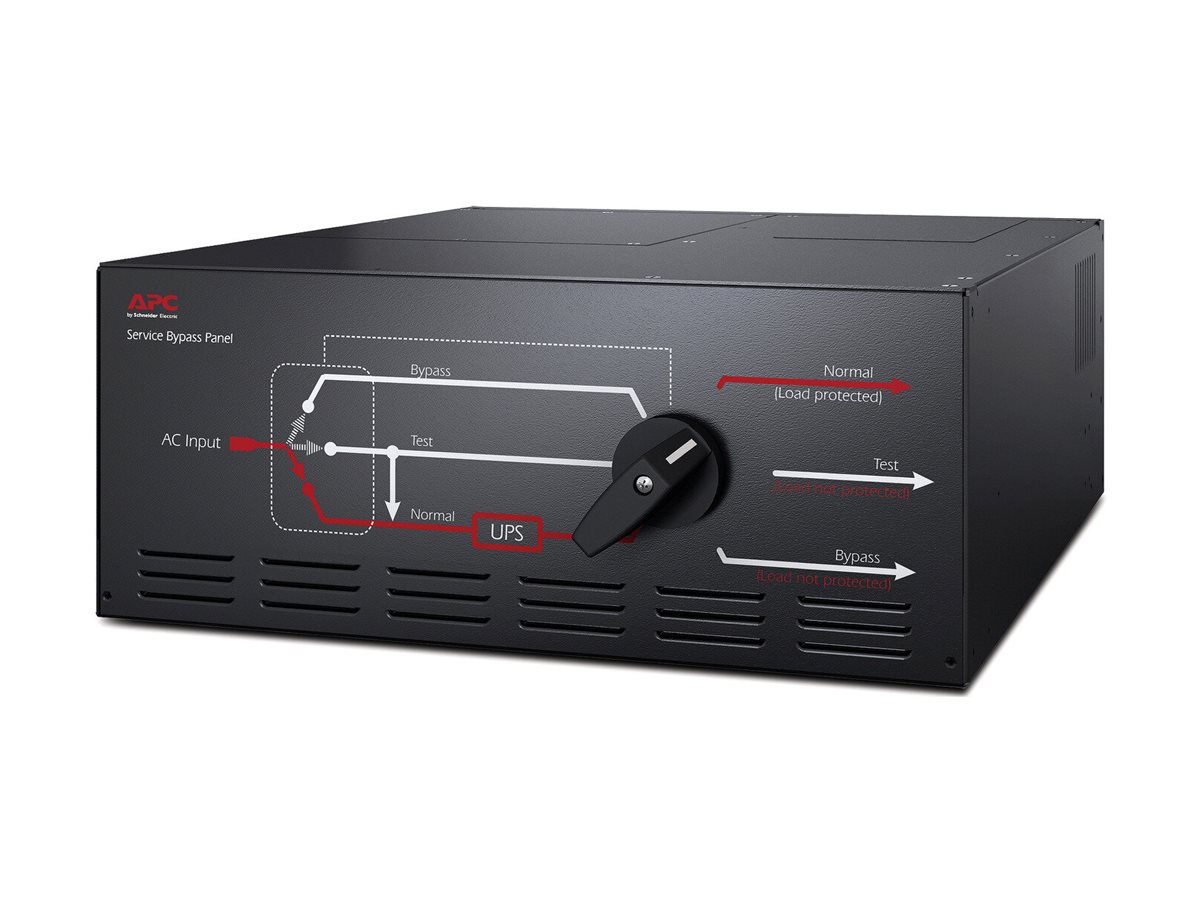 SVC BYPASS PANEL 200/208/240VMBB 125A HW IN 2 L6-30R 4 L6-20ROUT