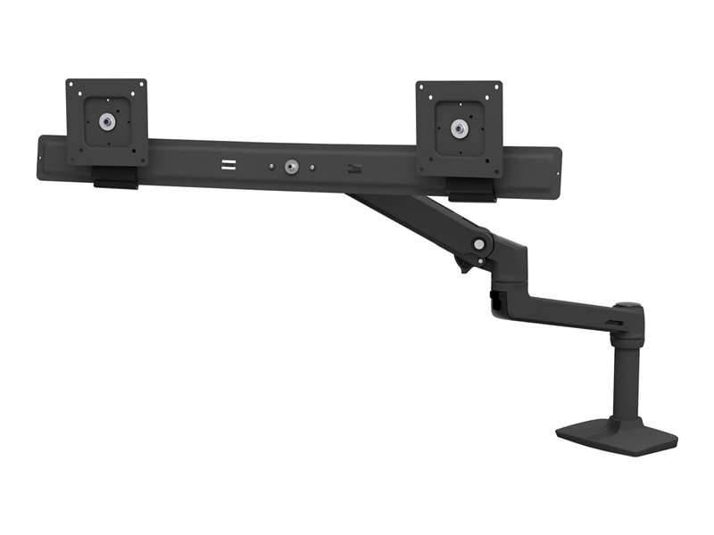 Ergotron LX kit de montage - pour 2 crans LCD - direct double - noir mat