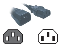 CONNEkT GEAR - Power extension cable - IEC 60320 C13 to IEC 60320 C14 - 50 cm