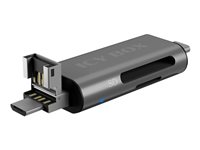 ICY BOX IB-CR201-C3 Kortlæser Micro USB / USB / USB-C 3.2 Gen 1