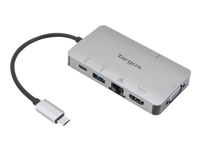 Targus USB-C DP Alt Mode Single Video 4K HDMI/VGA Docking Station with 100W PD Pass-Thru  image