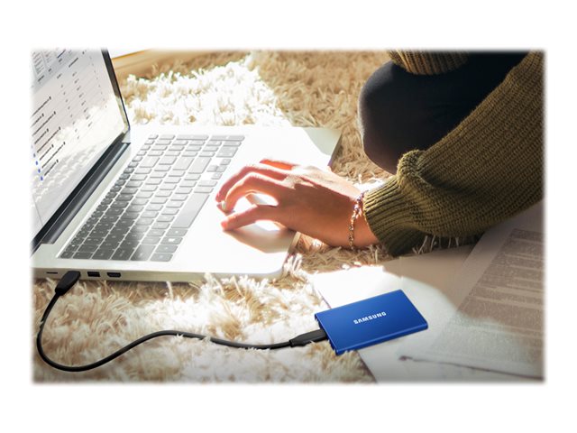 SAMSUNG Portable SSD T7 1TB Blue MU-PC1T0H/WW