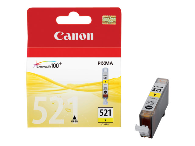 Image of Canon CLI-521Y - yellow - original - ink tank