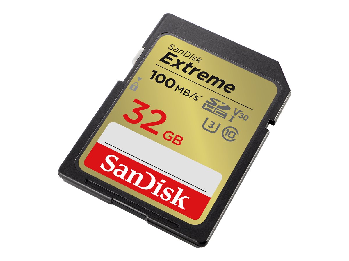 SanDisk Extreme - paměťová karta flash - 32 GB - SDHC UHS-I