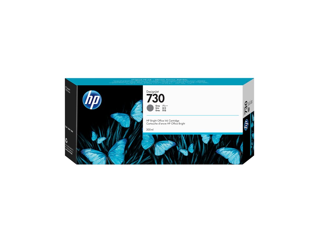 HP 730 300 ml Gray Ink Cartridge