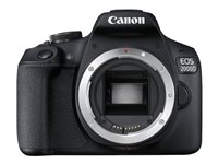 Canon EOS 2000D - Digital camera - SLR - 24.1 MP - APS-C - 1080p / 30 fps - body only - Wi-Fi, NFC