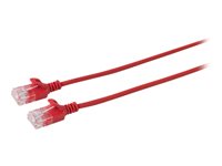 MicroConnect CAT 6 Ikke afskærmet parsnoet (UTP) 3m Netværkskabel Rød