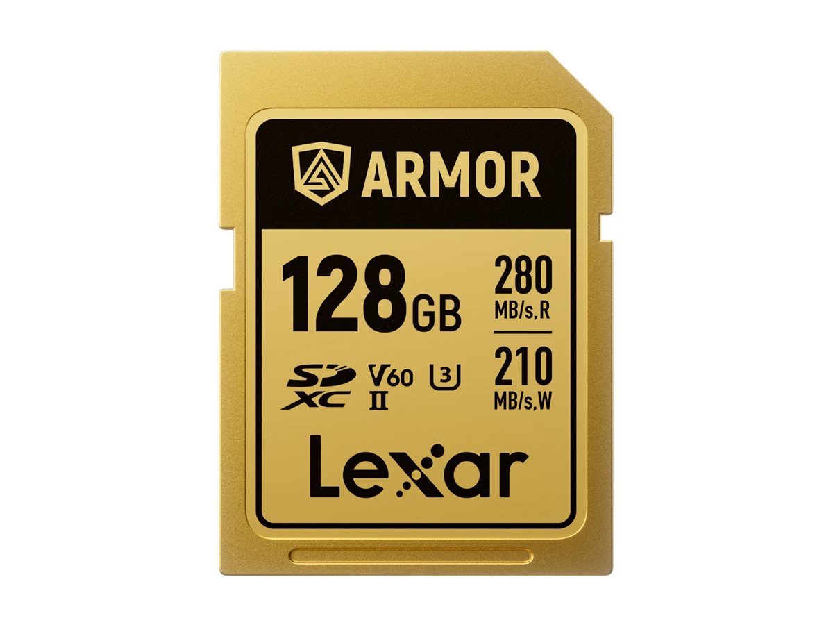 LEXAR, PROFESSIONAL, ARMOR GOLD, 128GB, SDXC, UHS-II