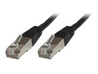MicroConnect CAT 6 Kabel med folie og kobberfletning (FTP) 20m Netværkskabel Sort