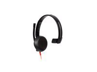 HP Poly Blackwire 5210 - Blackwire 5200 series - headset - on-ear - wired - 3.5 mm jack, USB-C - black - Certified for Microsoft Teams, Certified for Skype for Business, Cisco Jabber Certified, Avaya Certified, Works With Chromebook Certified, Zoom Certified, UC certified