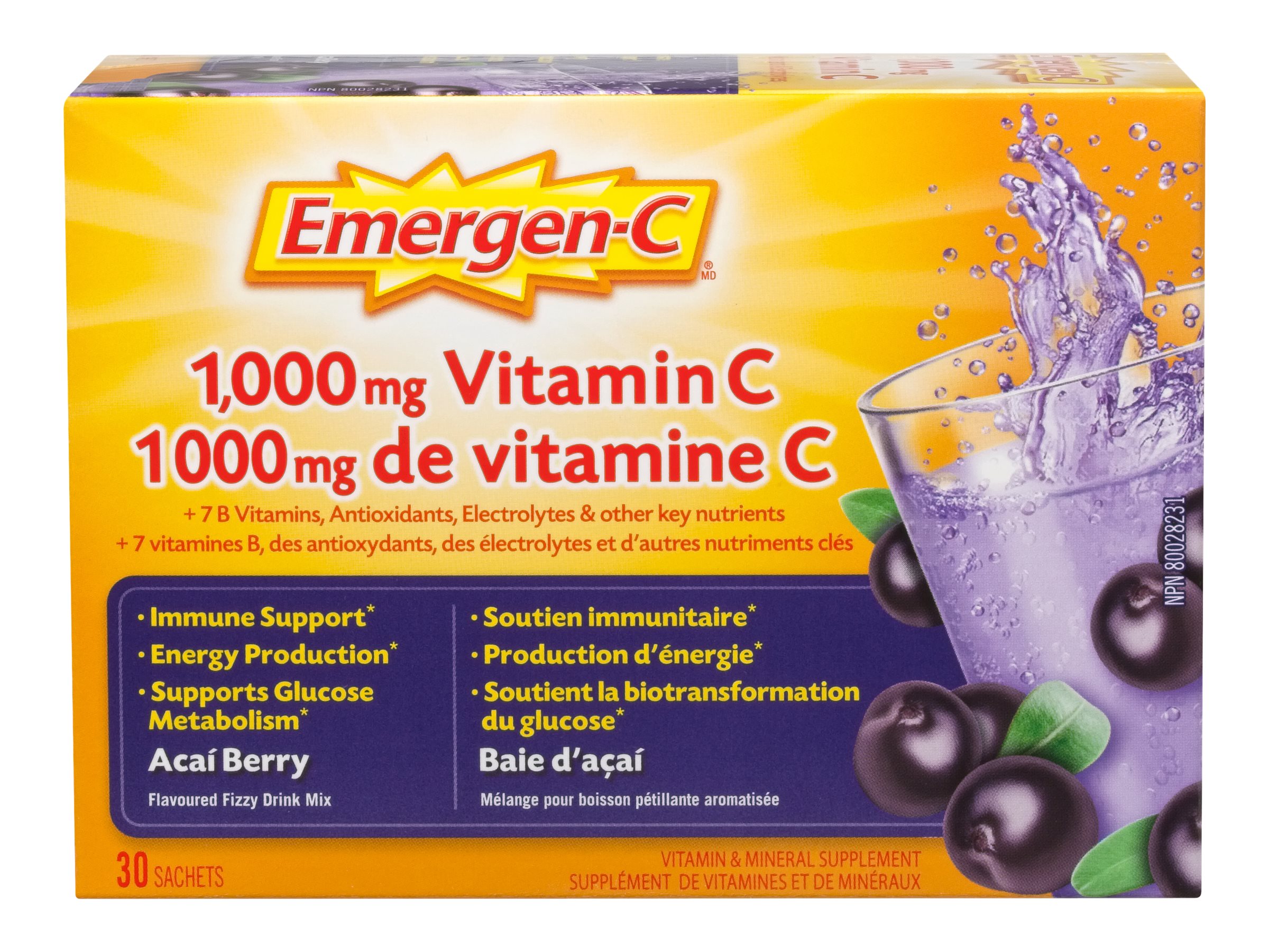 Emergen-C - Acai Berry - 30s