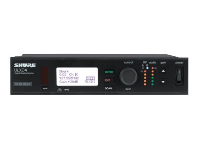 Shure ULX-D Digital Wireless System ULXD4 - wireless audio receiver for ...
