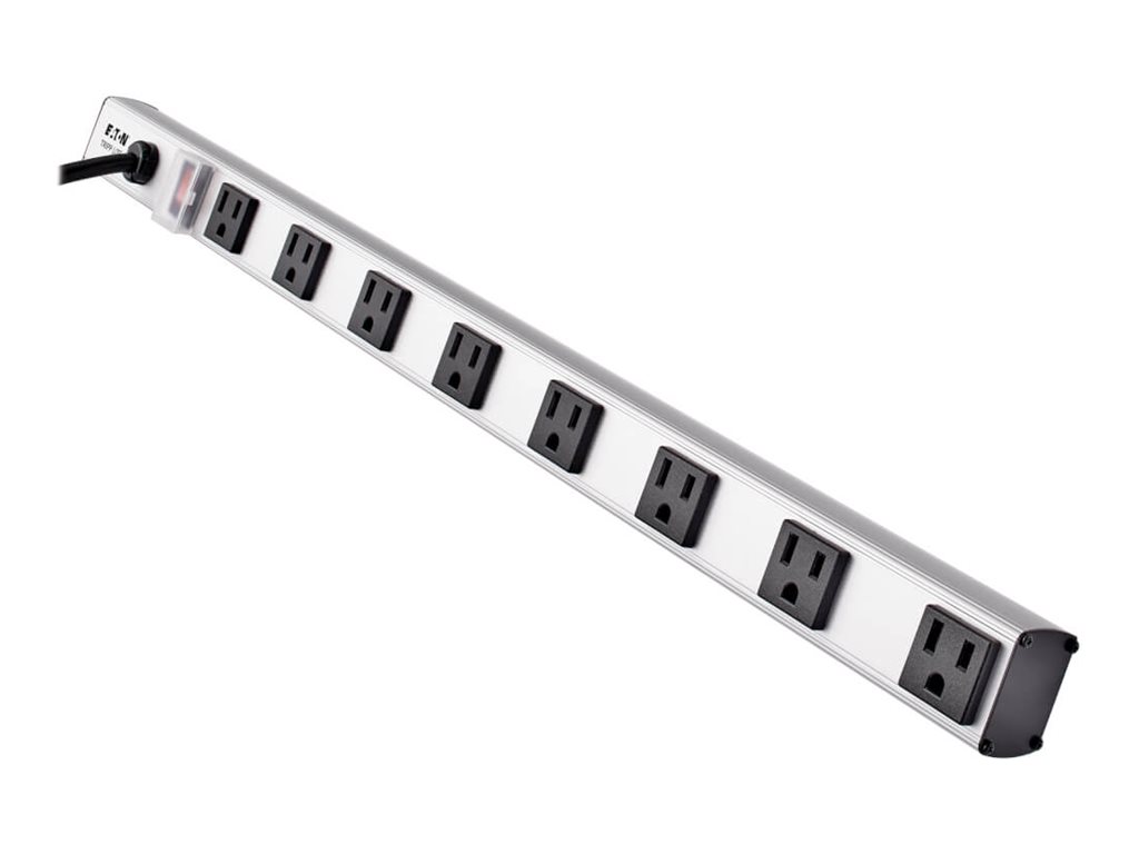 Tripp Lite Power Strip 120V Right Angle 5-15R 8 Outlet 15' Cord 24" Length