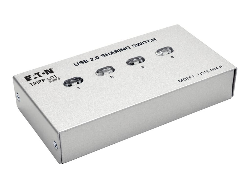 Tripp Lite 4-Port USB 2.0 Hi-Speed Printer / Peripheral Sharing Switch