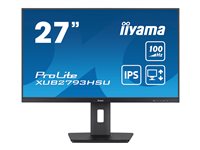 iiyama ProLite XUB2793HSU-B6 27' 1920 x 1080 (Full HD) HDMI DisplayPort 100Hz Pivot Skærm