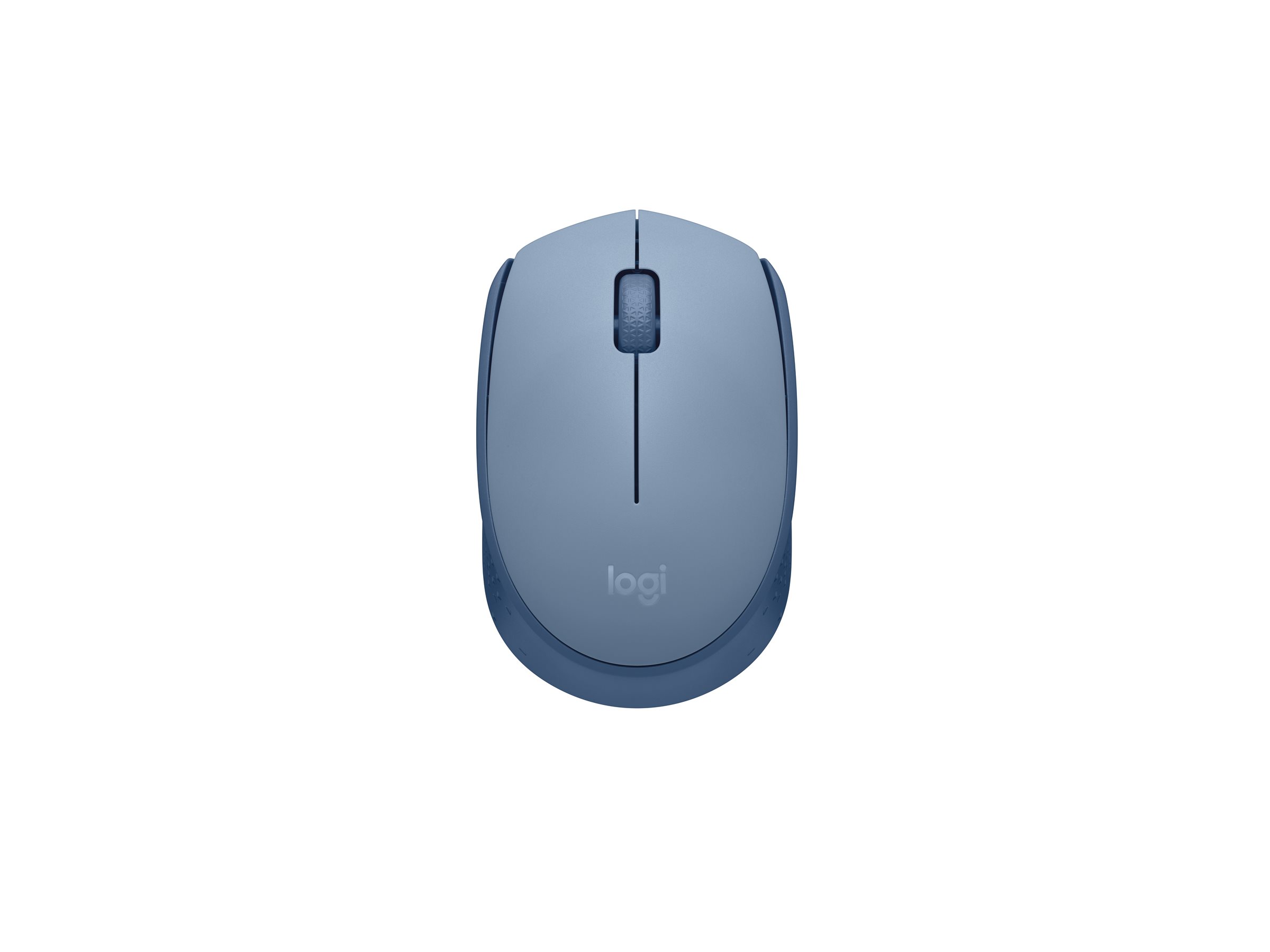 Logitech M171 mouse 2.4 GHz blue Product shot Front 79952