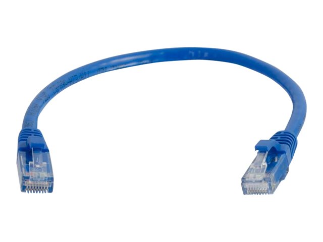 C2G Cat6 Booted Unshielded (UTP) Network Patch Cable - patch kabel - 3 m - modrá – foto 4