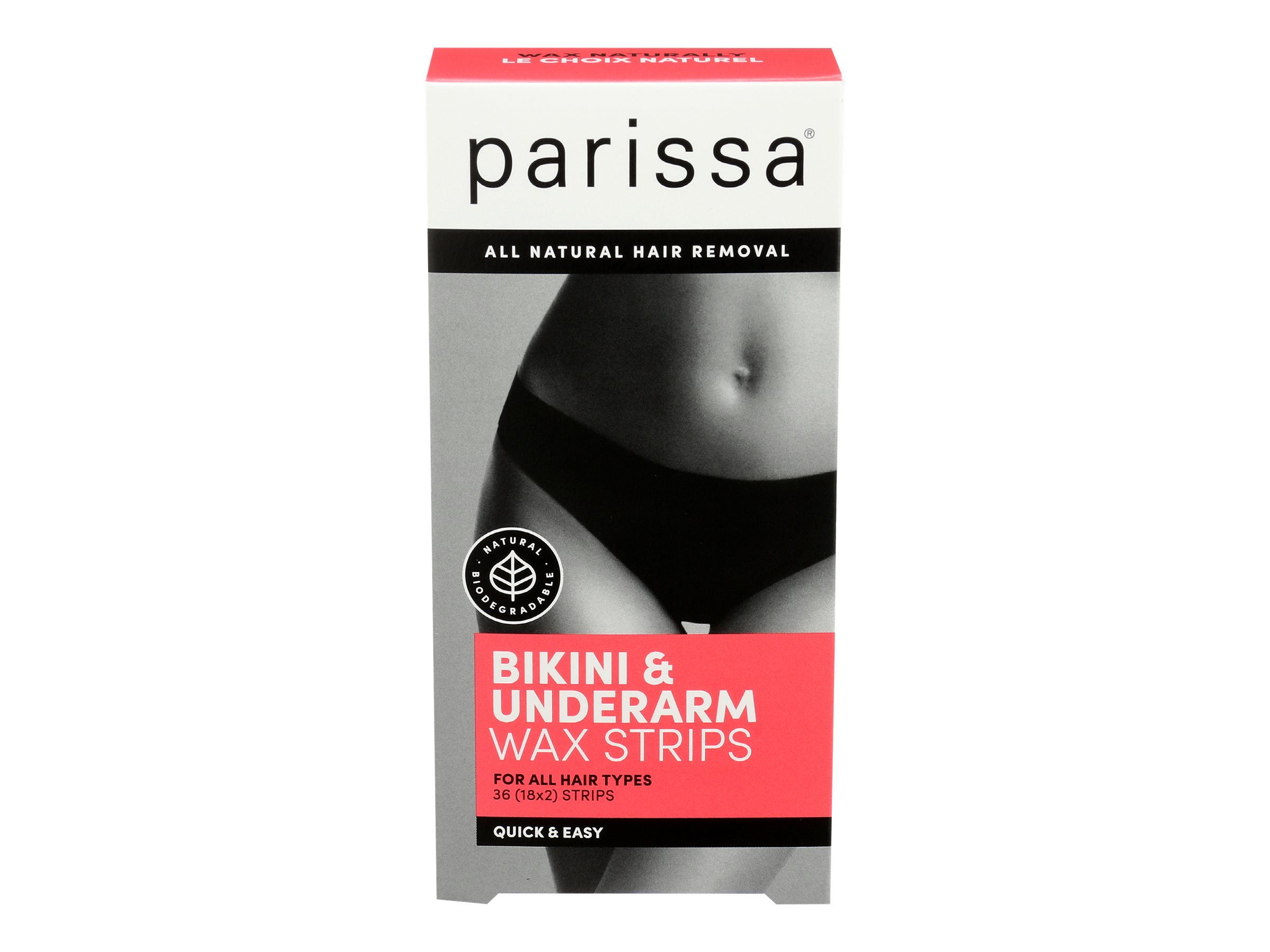 Parissa Bikini & Underarm Wax Strips - 36s