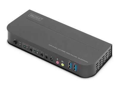 DIGITUS KVM Switch 2x1 HDMI HDMI Out USB - DS-12874
