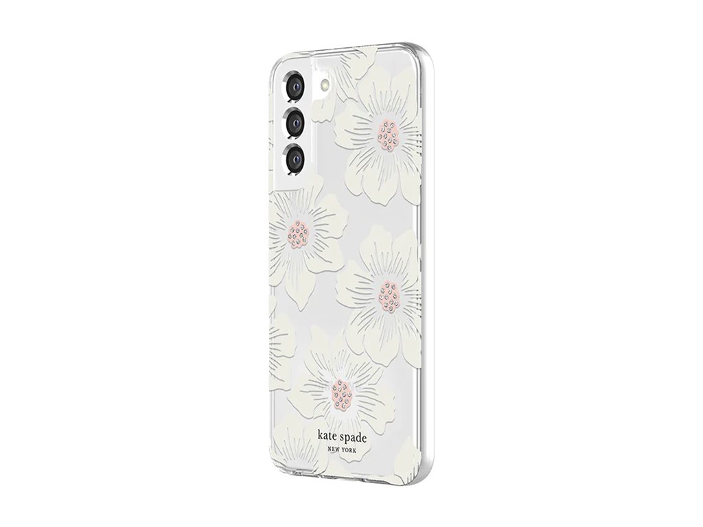 Kate spade New York Hardshell Case for Samsung S22+ - Hollyhock Floral/Clear